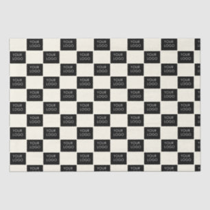 Cream Company Business Logo Packaging   Tissue Paper