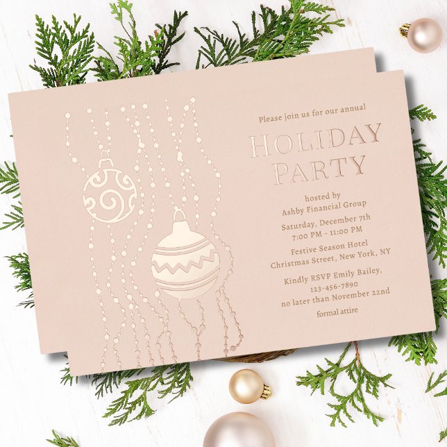 Cream Elegant Christmas Party Corporate Holiday (Creator Uploaded)