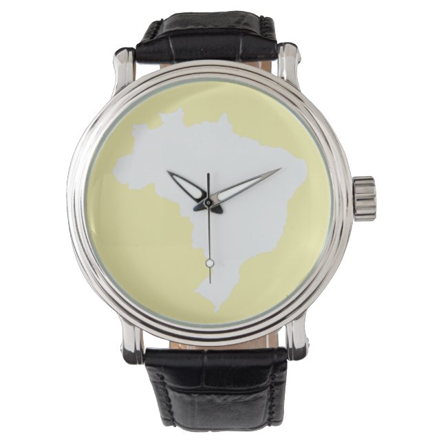 Cream Festive Brazil Watch (Front)