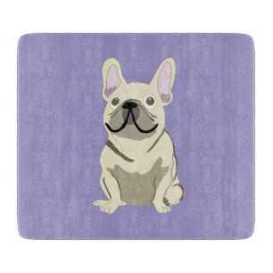 Cream French Bulldog,  Cutting Board