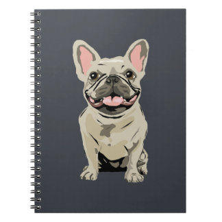 Cream French Bulldog Notebook