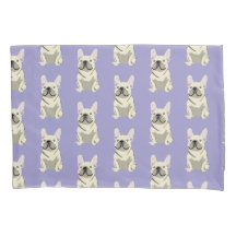 Cream French Bulldog,  Pillowcase