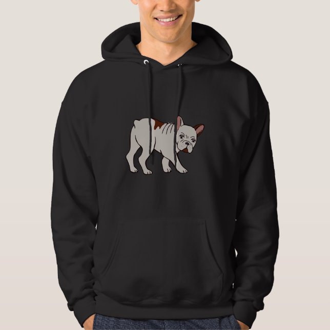 Cream Frenchie Hoodie (Front)