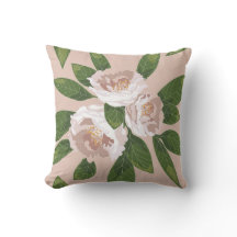 Cream Garden Harmony: Camellias and Greenery