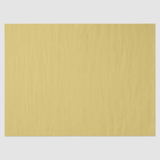 Cream Gold Solid Colour Tissue Paper (Front)