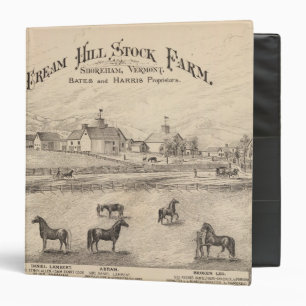 Cream Hill Stock Farm in Shoreham Vermont Binder