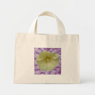 Cream Hollyhock Tote Bag