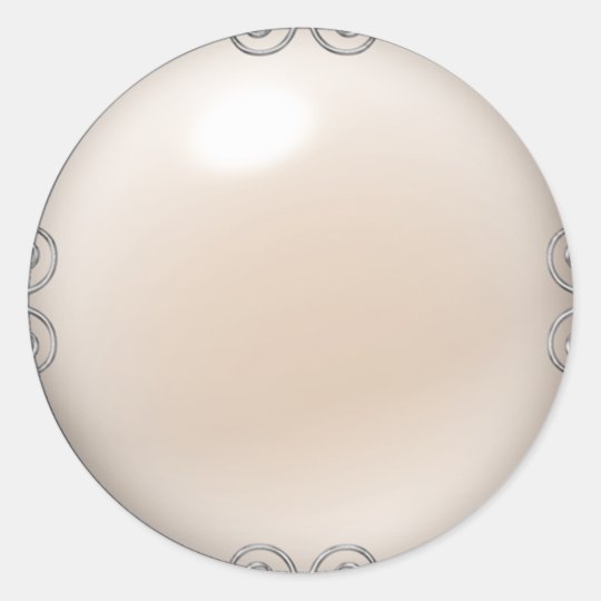 Cream Jewelled Pearl Stickers