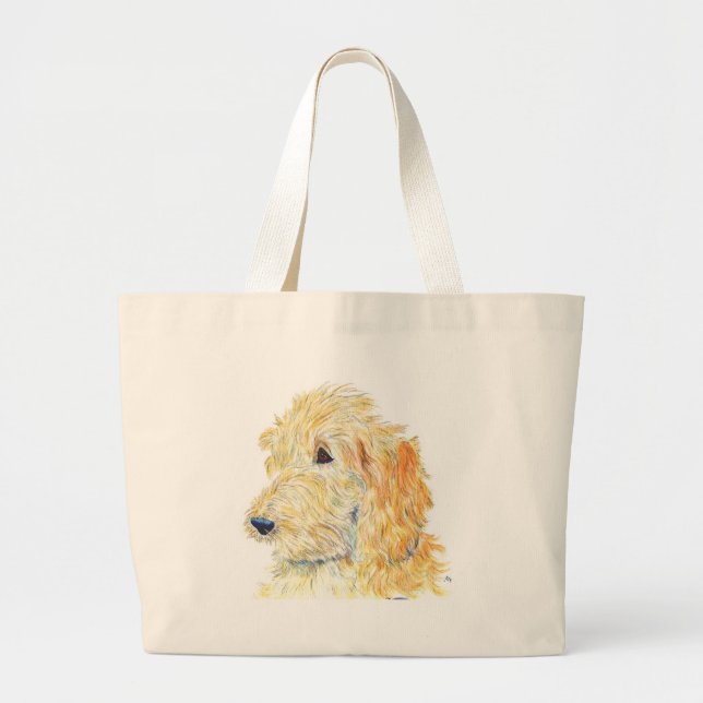 Cream Labradoodle #2 Bag (Front)