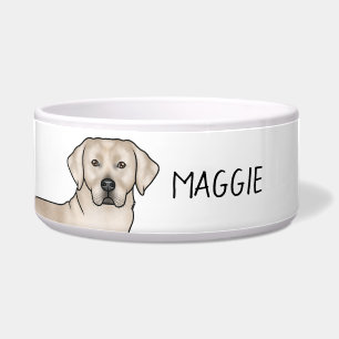 Cream Labrador Retriever Cute Lab Dog Custom Name