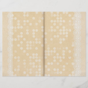 Cream & Lace Journal Page