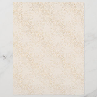 Cream Lace Scrapbook Paper