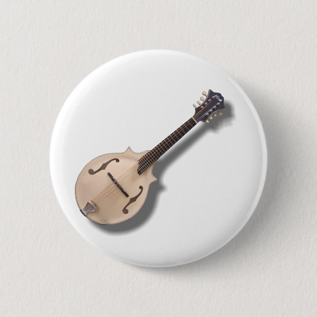 CREAM MANDOLIN-BUTTON 2 INCH ROUND BUTTON (Front)