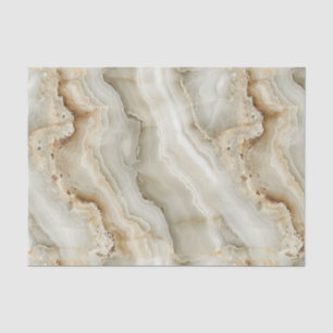 Cream Marble Texture Tissue Paper