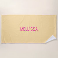 Cream minimalist custom name