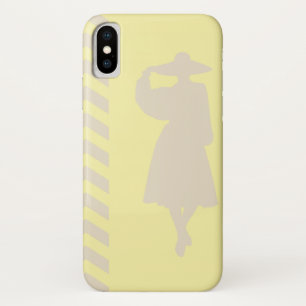 Cream Neutral Chevrons Fashion iPhone X Case