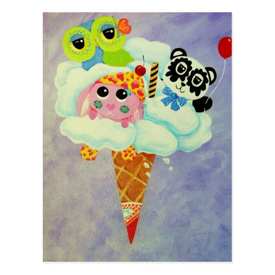 Cream Of The Cloud Postcard