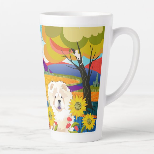 CREAM OF THE CROP  Cream Chow   Latte Mug (Right)