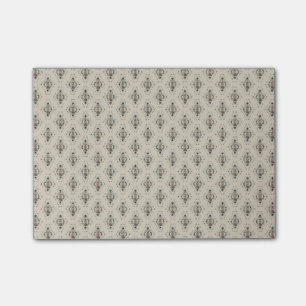 Cream Pattern Background Post-it Notes