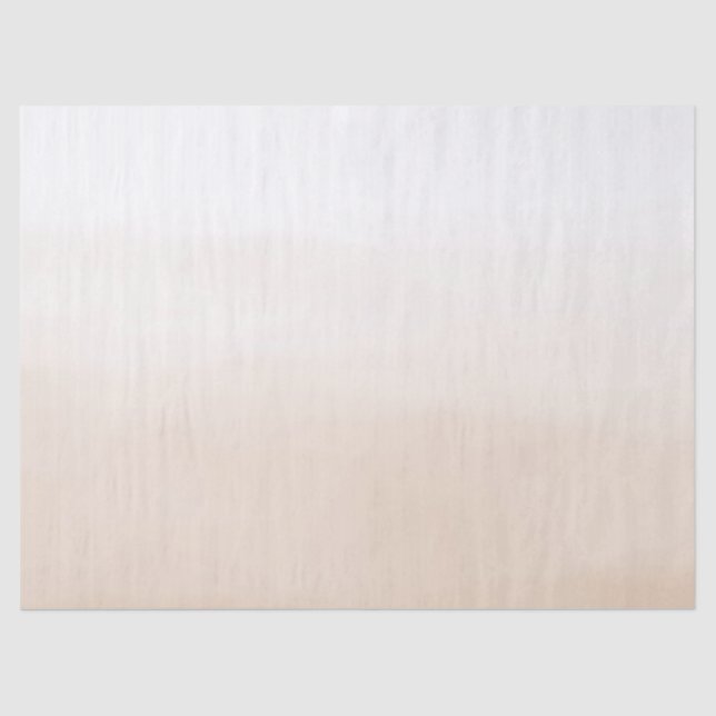 Cream Peach Ombre    Tissue Paper (Front)