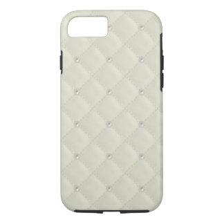 Cream Pearl Stud Quilted Case-Mate iPhone Case