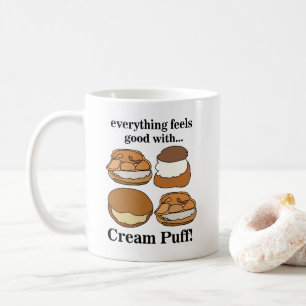 Cream Puff Food Dessert Coffee Mug