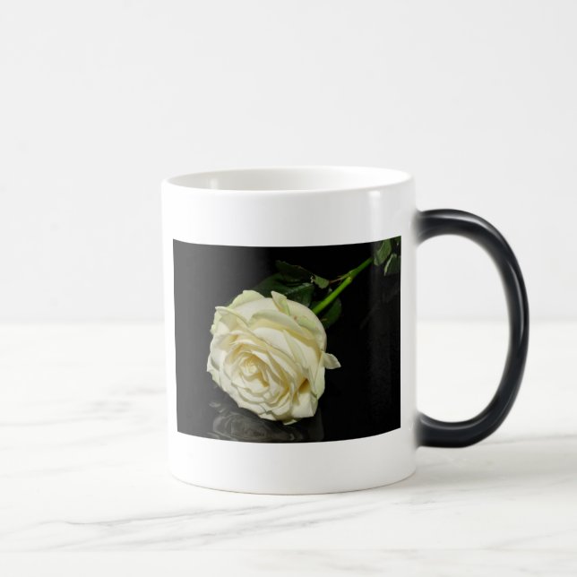Cream Rose Magic Mug (Right)