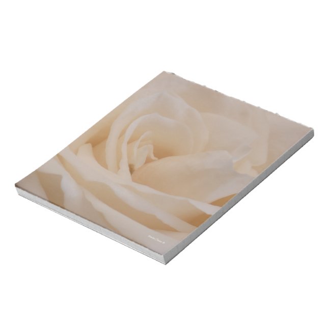 Cream Rose Note Pad (Rotated)
