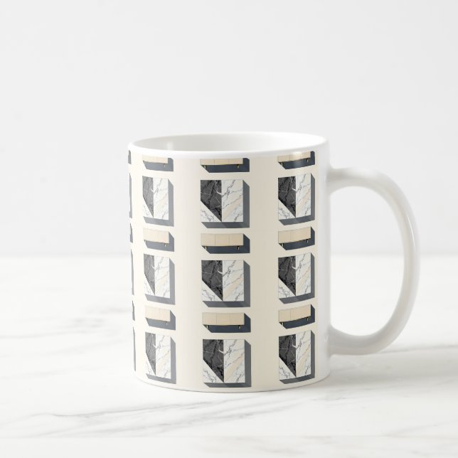 cream sideboard and a square cabinet coffee mug (Right)