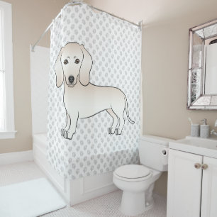 Cream Smooth Coat Dachshund Cartoon Dog With Name