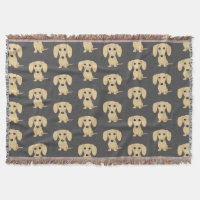 Cream Smooth Coated Dachshund Dogs Pattern