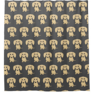 Cream Smooth Coated Dachshund Pattern Wiener Dogs