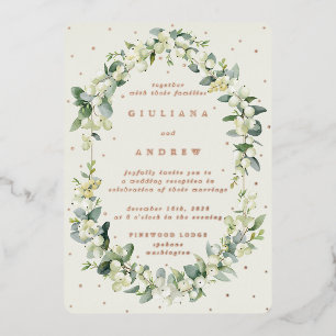 Cream Snowberry+Eucalyptus Wedding Reception Only