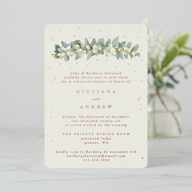 Cream Snowberry+Eucalyptus Wedding Rehearsal (Standing Front)