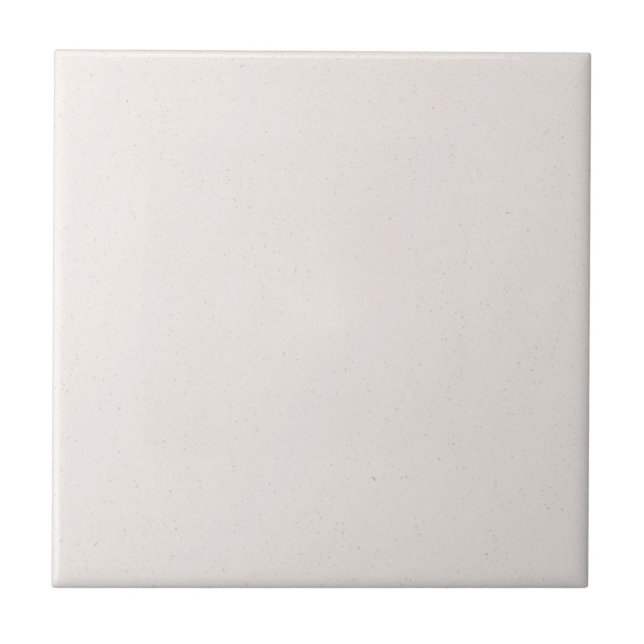 Cream Solid Flecked Ceramic Tile (Front)