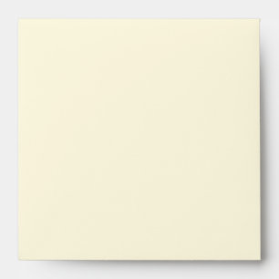 Cream Square Wedding Invitation Envelope