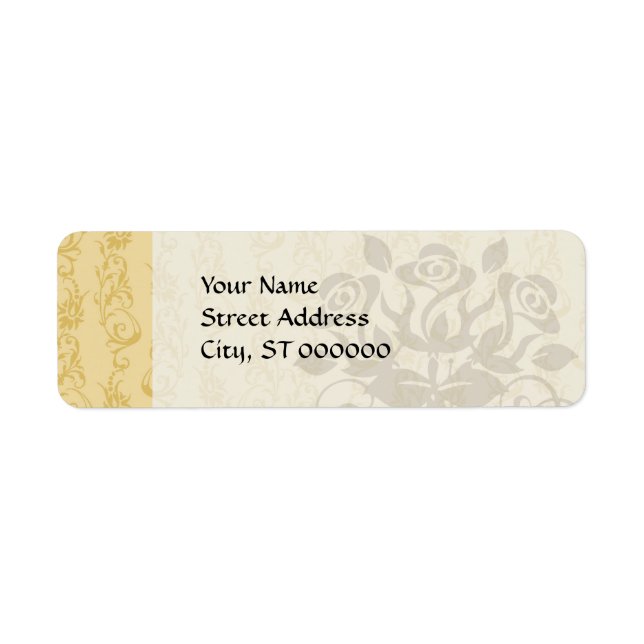 cream swirl damask (Front)