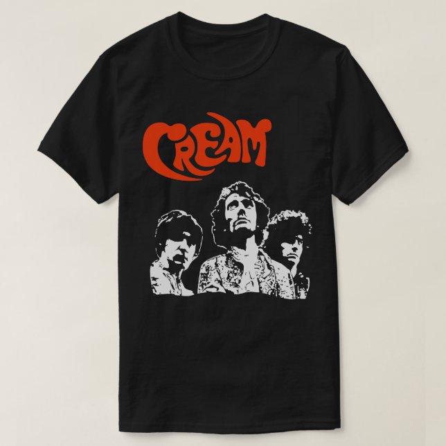 Cream T-Shirt (Design Front)