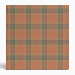 Cream Tartan Binder
