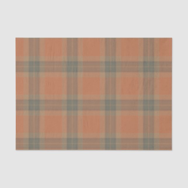 Cream Tartan Tissue Paper (Front)