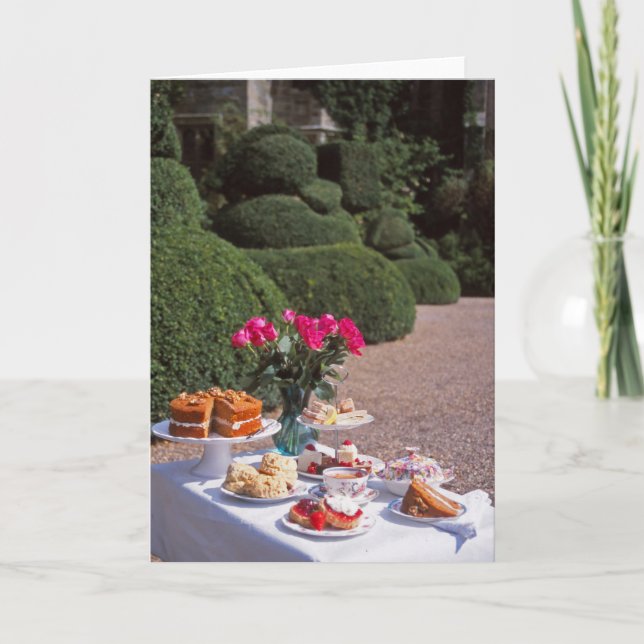 Cream tea and cakes card (Front)