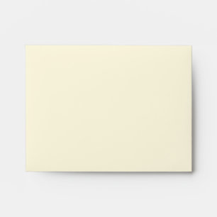 Cream Wedding Thank You Card Envelope