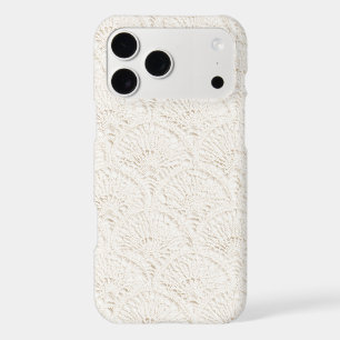 Cream White Faux Lace