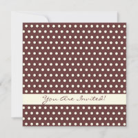 Cream White Ivory Polka Dot Pattern