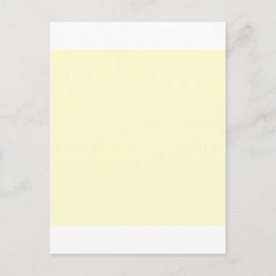Cream Yellow Postcard