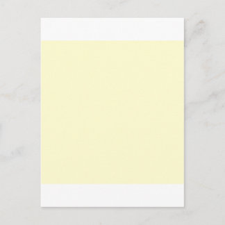 Cream Yellow Postcard
