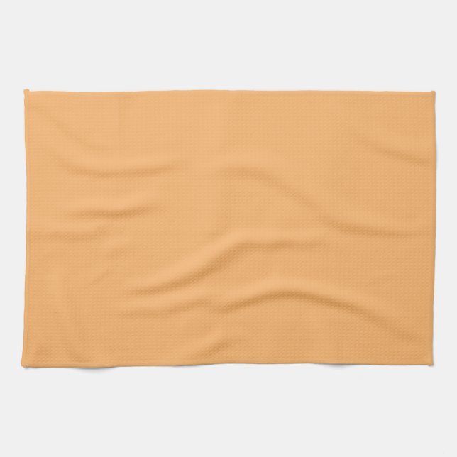 Creamsicle Orange Kitchen Towel (Horizontal)