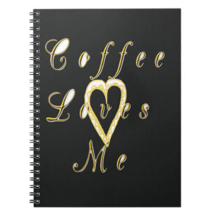 Creamy Coffee Lovers Design Notebook