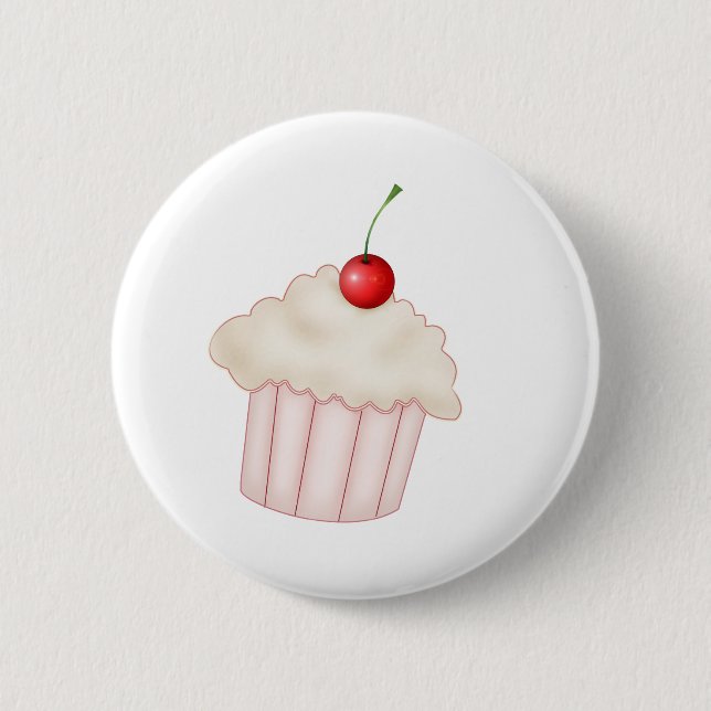 Creamy Cupcake 2 Inch Round Button (Front)