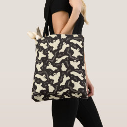 Creamy Ghosts - Halloween pattern. Tote Bag